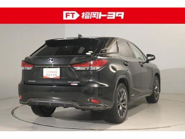 ＲＸ ＲＸ４５０ｈ　Ｆスポーツ　革シート　サンルーフ　フルセグ　メモリーナビ　ＤＶＤ再生　ミュージックプレイヤー接続可　バックカメラ　衝突被害軽減システム　ＥＴＣ　ドラレコ　ＬＥＤヘッドランプ　記録簿（6枚目）