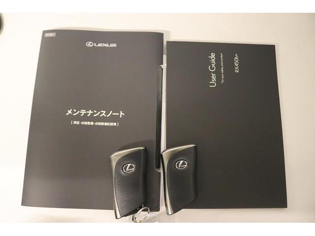 ＲＸ ＲＸ４５０ｈ＋　バージョンＬ　革シート　サンルーフ　４ＷＤ　フルセグ　メモリーナビ　ミュージックプレイヤー接続可　バックカメラ　衝突被害軽減システム　ＥＴＣ　ドラレコ　ＬＥＤヘッドランプ　記録簿（31枚目）