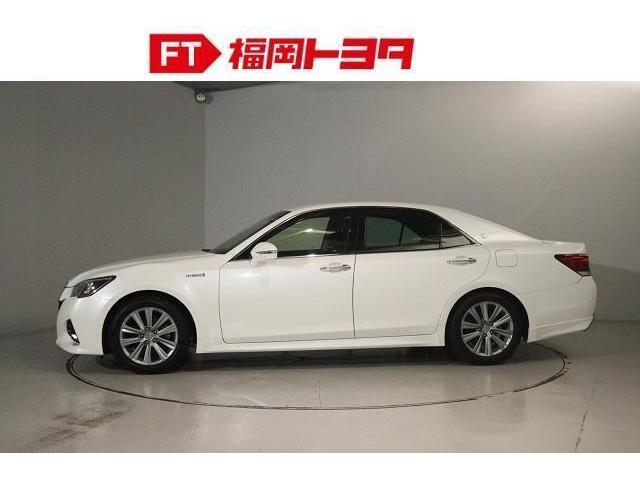 クラウンハイブリッド アスリートS フルセグ メモリーナビ DVD再生 ミュージックプレイヤー接続可 バックカメラ 衝突被害軽減システム ETC LEDヘッドランプ 記録簿(2枚目)