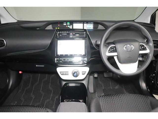 プリウス A フルセグ メモリーナビ DVD再生 バックカメラ 衝突被害軽減システム ETC LEDヘッドランプ ワンオーナー 記録簿(2枚目)