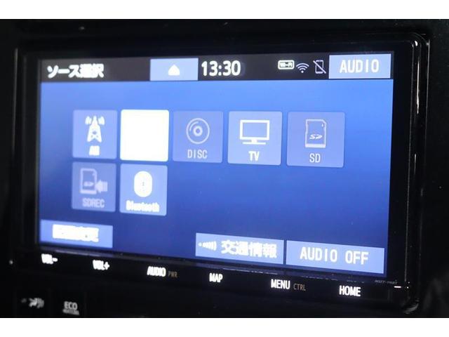 プリウス A フルセグ メモリーナビ DVD再生 バックカメラ 衝突被害軽減システム ETC LEDヘッドランプ ワンオーナー 記録簿(7枚目)