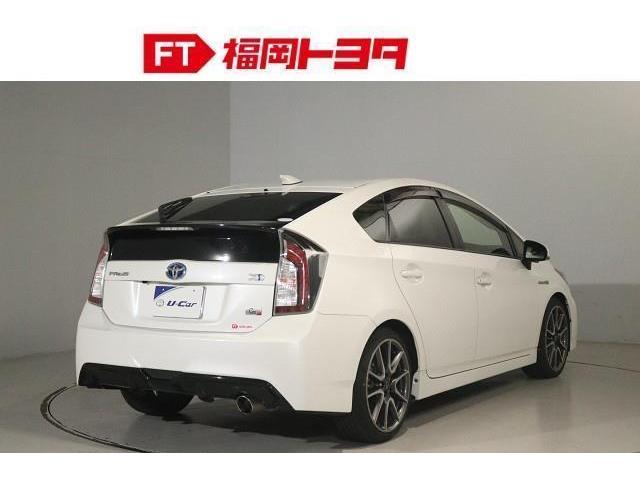 プリウス Sツーリングセレクション・G’s フルセグ メモリーナビ DVD再生 ミュージックプレイヤー接続可 バックカメラ ETC HIDヘッドライト 記録簿(4枚目)