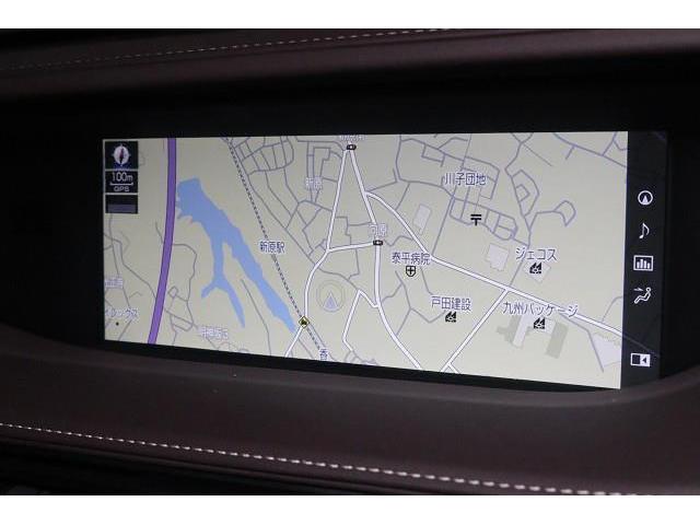 LS LS500h バージョンL 革シート フルセグ メモリーナビ DVD再生 ミュージックプレイヤー接続可 バックカメラ 衝突被害軽減システム ETC LEDヘッドランプ 記録簿(3枚目)