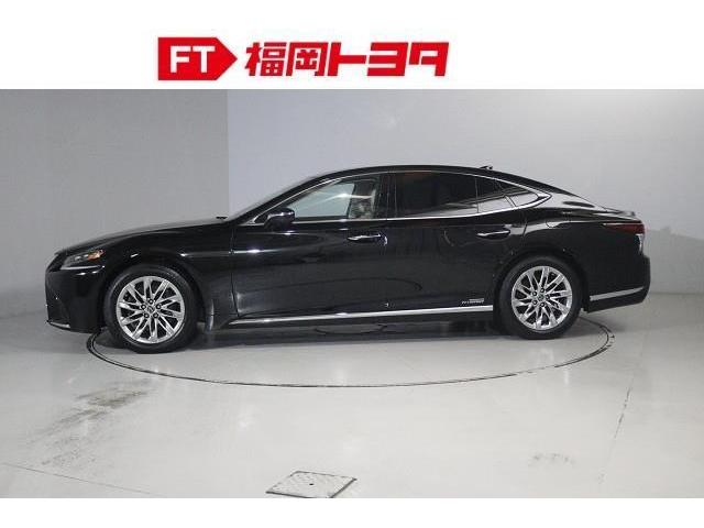 LS LS500h バージョンL 革シート フルセグ メモリーナビ DVD再生 ミュージックプレイヤー接続可 バックカメラ 衝突被害軽減システム ETC LEDヘッドランプ 記録簿(5枚目)