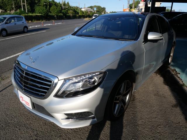 Ｓクラス Ｓ５５０ロング　本革パワーシート　ナビ　フルセグ　全方位モニター　オートトランク　スマートキー　プッシュスタート　パワーウィンドウ　パワーステアリング（2枚目）