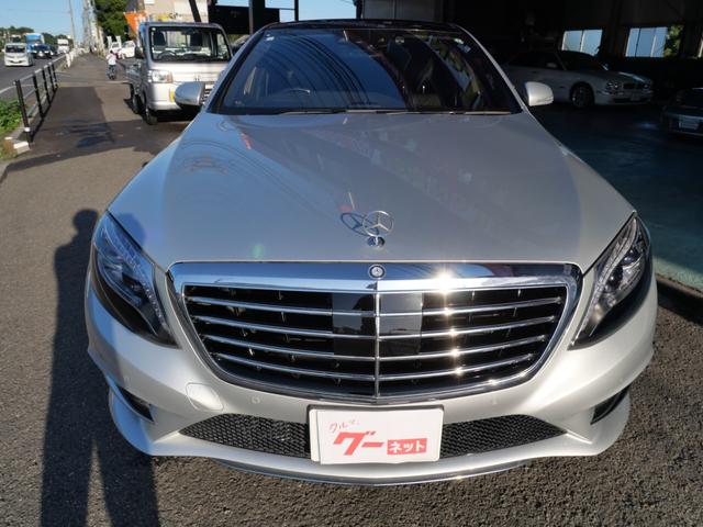 Ｓクラス Ｓ５５０ロング　本革パワーシート　ナビ　フルセグ　全方位モニター　オートトランク　スマートキー　プッシュスタート　パワーウィンドウ　パワーステアリング（3枚目）