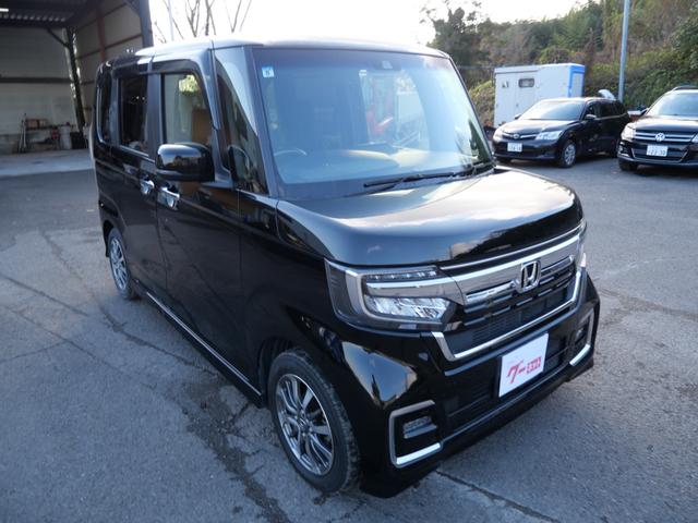 Ｎ－ＢＯＸカスタム Ｌ　スマートキー　プッシュスタート　ナビ　フルセグ　ＥＴＣ　左側電動スライドドア　パーキングセンサー　パワーステアリング　パワーウインドウ（4枚目）