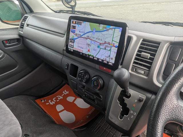 ハイエースバン ロングスーパーGL ★1型★ワンオーナー★新品オープンカントリータイヤ★9インチフローティングナビ★バックカメラ★リアシートベルト★フルセグTV★BT★バックカメラ★Wエアコン★キーレス★ディーゼルターボ★両側スライド★(37枚目)