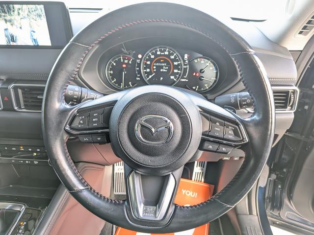 CX-5 XD ブラックトーンエディション ★社外20インチアルミ★ハーフレザーシート★全周囲カメラ★メモリーナビ★クルコン★電格ミラー★電動リアゲート★USB入力★Bluetooth★フルセグ★キーレス★オートライト★シートヒーター★(33枚目)