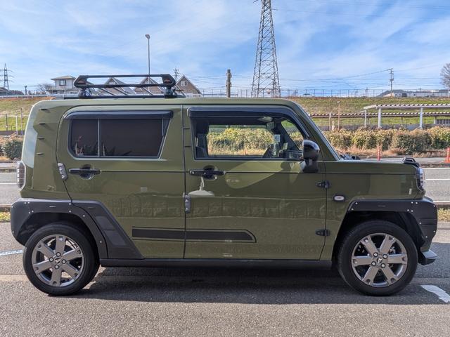 タフト Ｇ　★ワンオーナー★禁煙車★ガラスルーフ★キャリアバスケット★フロントガード★９インチ純正ナビ★フルセグＴＶ★Ｂｌｕｅｔｏｏｔｈ★ＤＶＤ再生★バックカメラ★ＬＥＤライト★スマートキー★コーナーセンサー★（5枚目）