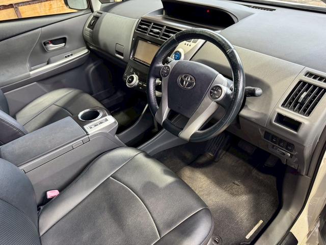 プリウスアルファ Sツーリングセレクション ナビ ETC スマートキー プッシュスターター 電動格納ドアミラー LEDヘッドライト 純正17インチアルミホイール(5枚目)