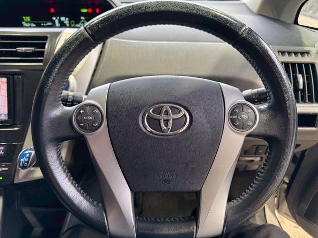 プリウスアルファ Sツーリングセレクション ナビ ETC スマートキー プッシュスターター 電動格納ドアミラー LEDヘッドライト 純正17インチアルミホイール(14枚目)