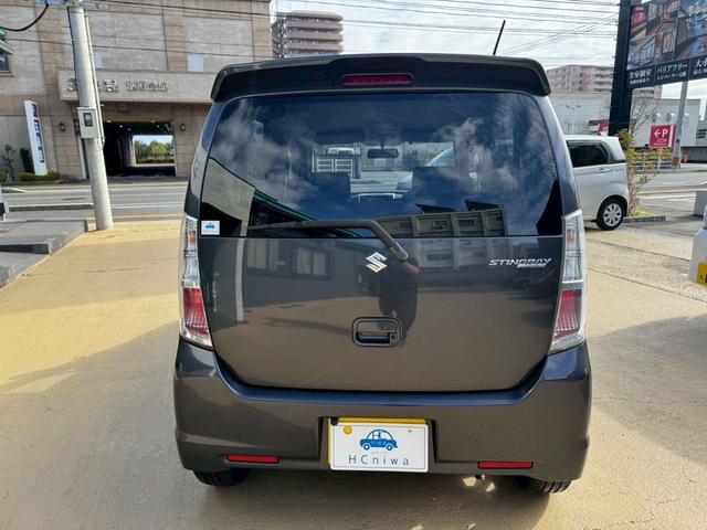 ワゴンRスティングレー リミテッドII ナビ地デジTV スマートキー ETC プッシュスターター 電動格納ドアミラー ベンチシート HIDヘッドライト 純正エアロ アルミホイール(27枚目)