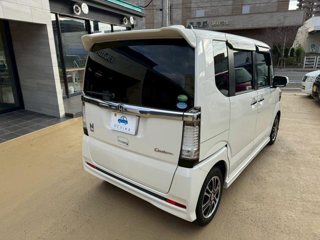 Ｎ－ＢＯＸカスタム Ｇ　ＳＳパッケージ　両側電動スライドドア　ナビ地デジＴＶ　バックカメラ　Ｂｌｕｅｔｏｏｔｈ　スマートキー　ＥＴＣ　プッシュスターター　ＨＩＤヘッドライト　純正エアロ　純正アルミホイール（28枚目）