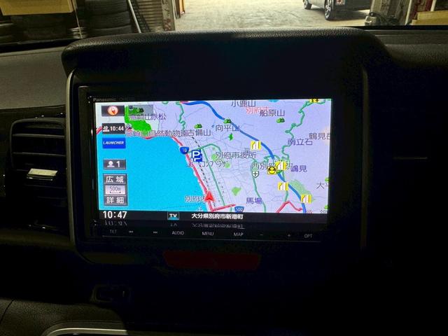 Ｎ－ＢＯＸカスタム Ｇ・Ｌパッケージ　ドライブレコーダー　ナビ地デジＴＶ　バックカメラ　Ｂｌｕｅｔｏｏｔｈ　スマートキー　ＥＴＣ　プッシュスターター　片側電動スライドドア　ＨＩＤヘッドライト　純正エアロ　純正アルミホイール（7枚目）