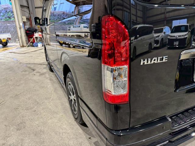 ハイエースバン ロングスーパーＧＬ　ダークプライムＳ　登録済未使用車　モデリスタエアロ　ＬＥＤヘッドライト　１５インチＡＷ　両側電動スライドドア　スマートキー　プッシュスターター　オートマチックハイビーム　レーンアシスト（47枚目）