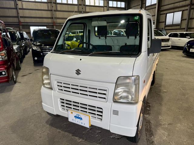 キャリイトラック ＫＣエアコン・パワステ　パートタイム４ＷＤ　高低二段切替式　タイミングチェーン　三方開　積載可能量３５０ｋｇ　５速ミッション　エアコン　パワーステアリング（14枚目）