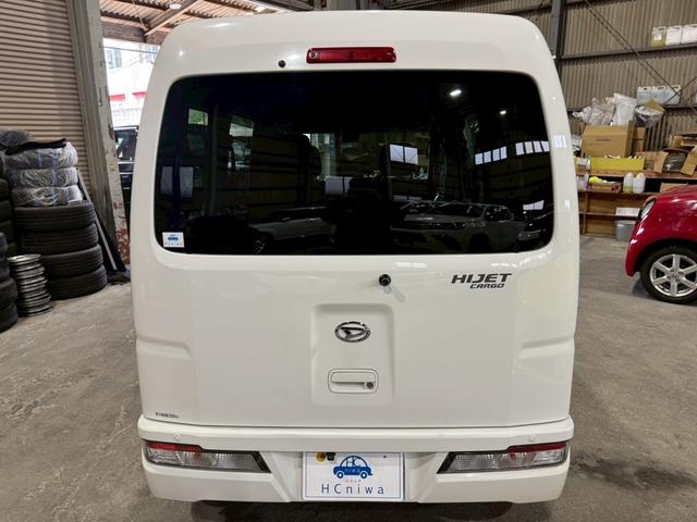 ハイゼットカーゴ クルーズターボＳＡＩＩＩ　衝突軽減ブレーキ　オートマチックハイビーム　横滑り防止装置　ナビ地デジＴＶ　Ｂｌｕｅｔｏｏｔｈ　電動格納ドアミラー　両側スライドドア（28枚目）