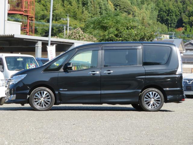 セレナ ハイウェイスター S-ハイブリッド 後席モニター 両側電動スライド アラウンドビュー スマートキー2個 フルセグナビ Bluetooth DVD再生 ETC 16AW フロントタイヤ新品 エマージェンシーブレーキ オートクルーズ 8人(14枚目)