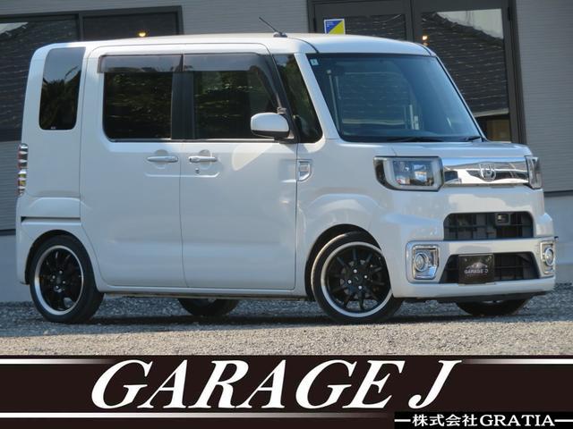 ウェイク X ファインセレクションSA ターボ ローダウン 16AW 社外マフラー ETC バックカメラ フロントタイヤ2本新品 フルセグナビ Bluetooth DVD再生 衝突被害軽減システム 片側電動スライドドア スマートキー(2枚目)