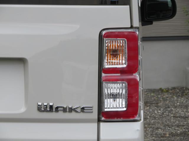 ウェイク X ファインセレクションSA ターボ ローダウン 16AW 社外マフラー ETC バックカメラ フロントタイヤ2本新品 フルセグナビ Bluetooth DVD再生 衝突被害軽減システム 片側電動スライドドア スマートキー(23枚目)