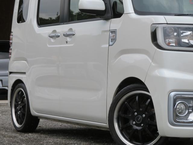 ウェイク X ファインセレクションSA ターボ ローダウン 16AW 社外マフラー ETC バックカメラ フロントタイヤ2本新品 フルセグナビ Bluetooth DVD再生 衝突被害軽減システム 片側電動スライドドア スマートキー(28枚目)