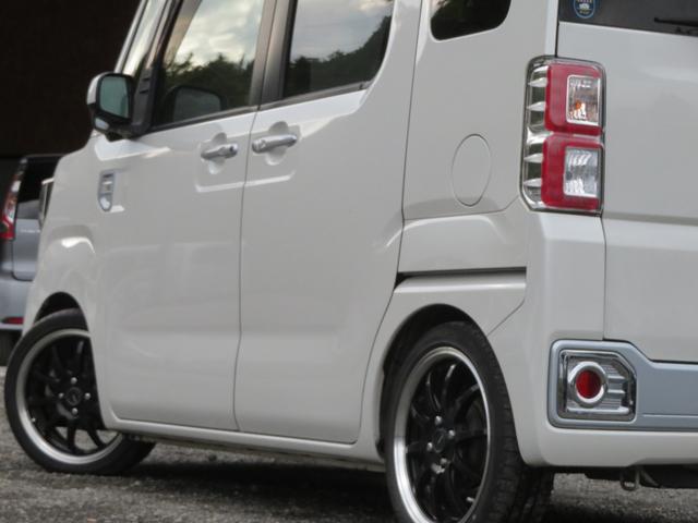 ウェイク X ファインセレクションSA ターボ ローダウン 16AW 社外マフラー ETC バックカメラ フロントタイヤ2本新品 フルセグナビ Bluetooth DVD再生 衝突被害軽減システム 片側電動スライドドア スマートキー(34枚目)