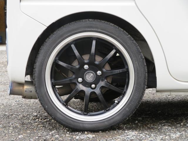 ウェイク X ファインセレクションSA ターボ ローダウン 16AW 社外マフラー ETC バックカメラ フロントタイヤ2本新品 フルセグナビ Bluetooth DVD再生 衝突被害軽減システム 片側電動スライドドア スマートキー(38枚目)