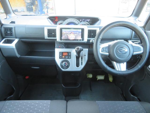 ウェイク X ファインセレクションSA ターボ ローダウン 16AW 社外マフラー ETC バックカメラ フロントタイヤ2本新品 フルセグナビ Bluetooth DVD再生 衝突被害軽減システム 片側電動スライドドア スマートキー(45枚目)