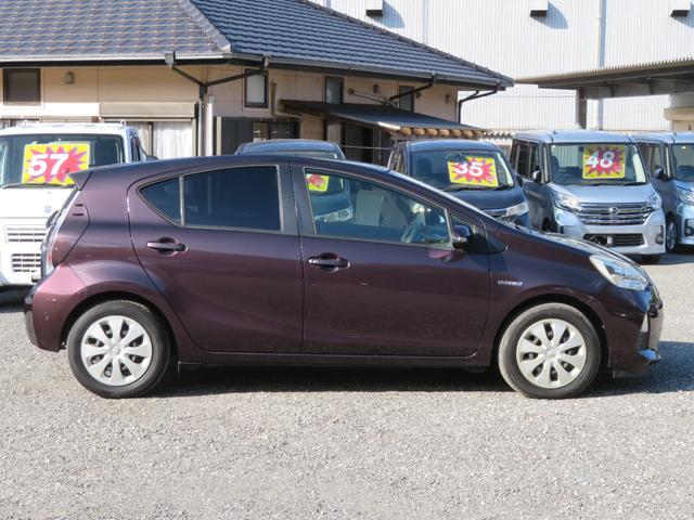 アクア Gブラックソフトレザーセレクション SDナビ フルセグTV Bluetooth プッシュスタート ECOMOOD 1年保証 バックカメラ EVMOOD ETC キーレス2本 電動格納ミラー(6枚目)