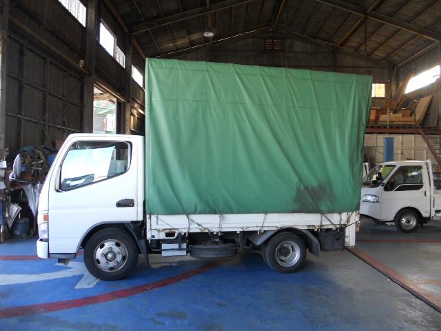 キャンター 2t低床 垂直パワーゲート荷重600kg リアWタイヤ NOX.PM適合(4枚目)