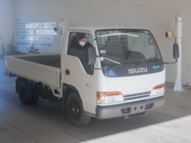 エルフトラック 2t 低床平ボディ リアWタイヤ 排気量4300CC(2枚目)
