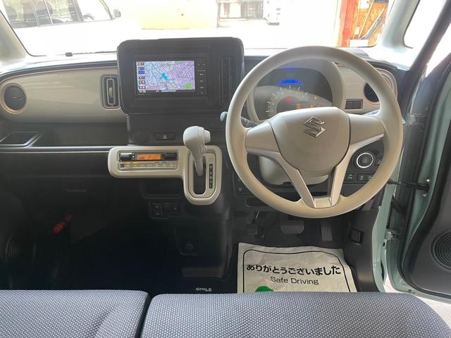 ワゴンＲスマイル ハイブリッドＳ　社外メモリーナビ　前後ドライブレコーダー　両側パワースライドドア　スマートキー　プッシュスタート　ＥＴＣ　オートライト　ブレーキサポート　クリアランスソナー　セキュリティアラーム　プライバシーガラス（16枚目）