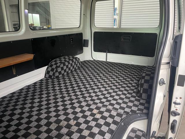 ハイエースバン ロングジャストローDX 社外マフラー 社外スピーカー バンパーガード テールランプガード ナビ 社外電格ミラー(27枚目)