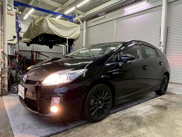 プリウス S 社外17インチAW バックカメラ ドラレコ(4枚目)