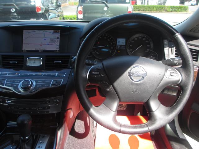 フーガハイブリッド Aパッケージ ハーフレザーシート スマートキー バックカメラ ETC 純正アルミ パワーシート ワンオーナー車(17枚目)