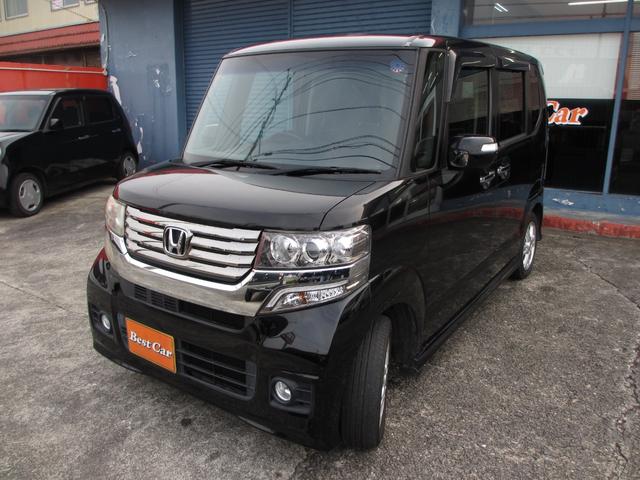 Ｎ－ＢＯＸカスタム Ｇ・Ｌパッケージ　スマートキー　パワースライドドア　純正アルミ　純正エアロ　アイドリングストップ　バックカメラ（4枚目）