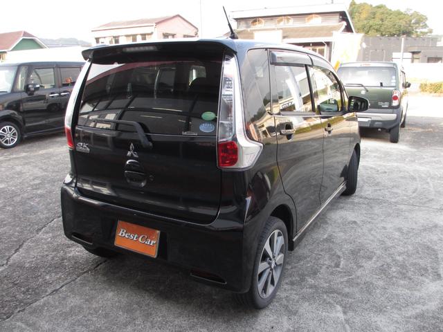 eKカスタム T ターボ スマートキー バックカメラ 純正アルミ HIDライト 純正エアロ(5枚目)