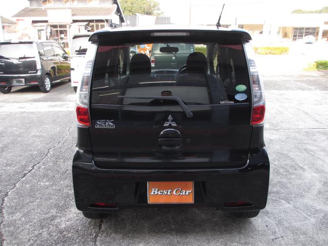 eKカスタム T ターボ スマートキー バックカメラ 純正アルミ HIDライト 純正エアロ(6枚目)