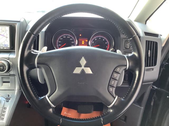 デリカＤ：５ Ｇ　パワーパッケージ　４ＷＤ／１．５ｉｎｃｈリフトアップ／オーバーフェンダー／社外アルミ／バンパープロテクター／大型フォグランプ／ＨＤＤ／５ＭＴナビ／フルセグＴＶ／バックカメラ／ＥＴＣ車載器（26枚目）