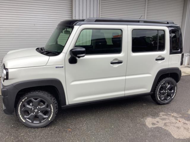 ハスラー タフワイルド　９型純正ナビ／全方位カメラ／Ｂｌｕｅｔｏｏｔｈ／フルセグＴＶ／レーダークルーズコントロール／衝突軽減装置／前後ドラレコ／ＥＴＣ２．０／ＬＥＤヘッドランプ＆フォグ／ＯＰＥＮＣＯＵＮＴＲＹホワイトレター（41枚目）