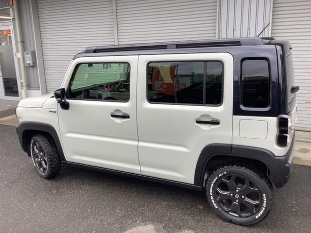 ハスラー タフワイルド　９型純正ナビ／全方位カメラ／Ｂｌｕｅｔｏｏｔｈ／フルセグＴＶ／レーダークルーズコントロール／衝突軽減装置／前後ドラレコ／ＥＴＣ２．０／ＬＥＤヘッドランプ＆フォグ／ＯＰＥＮＣＯＵＮＴＲＹホワイトレター（44枚目）