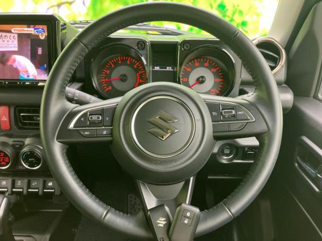 ジムニー ４ＷＤ　ＸＣ　社外　９インチ　ＳＤナビ／レーダーブレーキサポート（スズキ）／シートヒーター　前席／車線逸脱防止支援システム／パーキングアシスト　バックガイド／ドライブレコーダー　純正　バックカメラ　４ＷＤ　ドラレコ（15枚目）