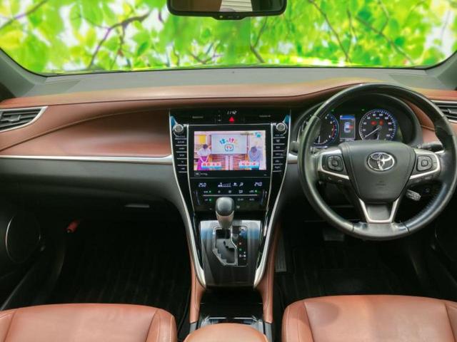 ハリアー プログレス　新品タイヤ／ＪＢＬ／保証書／純正　９インチ　ＳＤナビ／トヨタセーフティセンス／車線逸脱防止支援システム／シート　ハーフレザー／パーキングアシスト　バックガイド／電動バックドア　衝突被害軽減システム（4枚目）