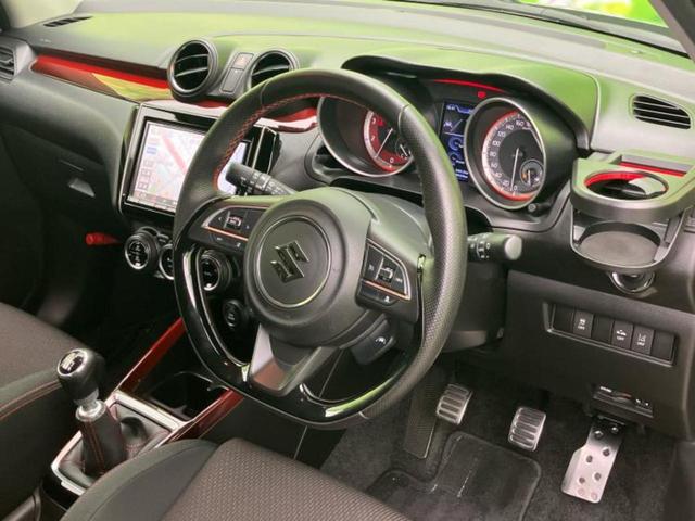 スイフトスポーツ スポーツ 純正 8インチ SDナビ/デュアルカメラブレーキサポート(スズキ)/シートヒーター 運転席/全方位モニター用カメラ/車線逸脱防止支援システム/パーキングアシスト バックガイド ターボ 全周囲カメラ(5枚目)