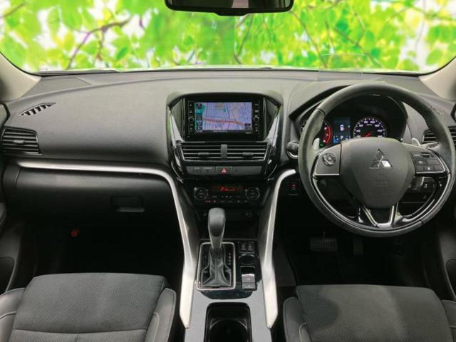 エクリプスクロス G 新品タイヤ/純正 SDナビ/イーアシスト(ミツビシ)/シートヒーター 前席/車線逸脱防止支援システム/シート ハーフレザー/ヘッドランプ LED/Bluetooth接続/ETC/EBD付ABS 禁煙車(4枚目)