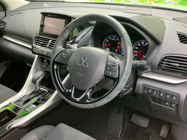 エクリプスクロス G 新品タイヤ/純正 SDナビ/イーアシスト(ミツビシ)/シートヒーター 前席/車線逸脱防止支援システム/シート ハーフレザー/ヘッドランプ LED/Bluetooth接続/ETC/EBD付ABS 禁煙車(5枚目)