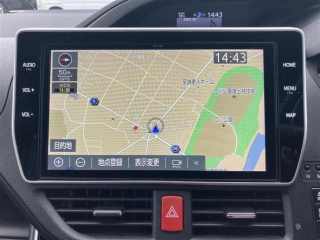 ヴォクシー ハイブリッドZSキラメキ2 純正 10インチ SDナビ/フリップダウンモニター 純正 12.1インチ/トヨタセーフティセンス/両側電動スライドドア/シートヒーター 前席/車線逸脱防止支援システム 衝突被害軽減システム DVD再生(9枚目)