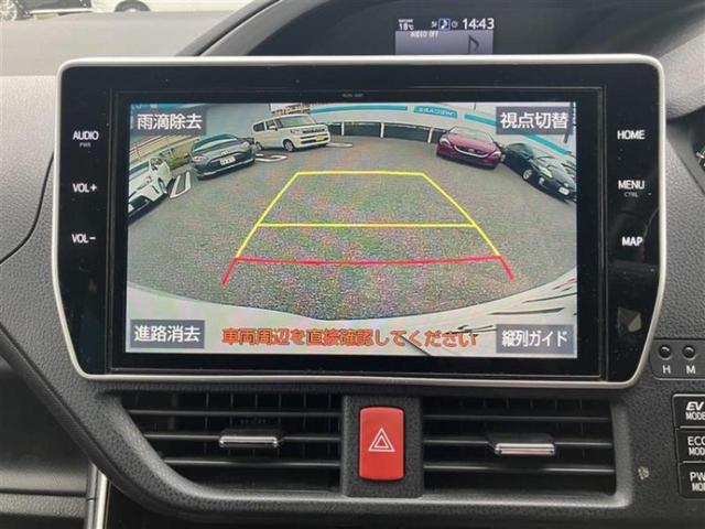 ヴォクシー ハイブリッドZSキラメキ2 純正 10インチ SDナビ/フリップダウンモニター 純正 12.1インチ/トヨタセーフティセンス/両側電動スライドドア/シートヒーター 前席/車線逸脱防止支援システム 衝突被害軽減システム DVD再生(10枚目)