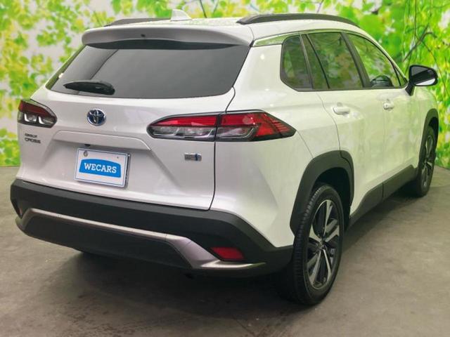 カローラクロス ハイブリッドZ 保証書/ディスプレイオーディオ+ナビ9インチ/トヨタセーフティセンス/シートヒーター 前席/パノラミックビューモニター/車線逸脱防止支援システム/パーキングアシスト バックガイド 衝突被害軽減システム(3枚目)